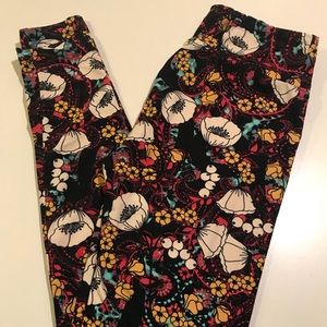 Lularoe Floral & Paisley Leggings